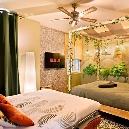 Jungle Cocoon , Sauna Pv , Centre , 4 Personnes Rouen
